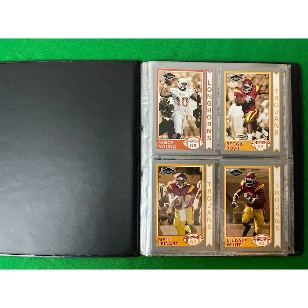 NFL Rookies! 2006 College Team Set with‎ 40 card collector album.